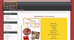 Desktop Screenshot of cineparadiso.fr